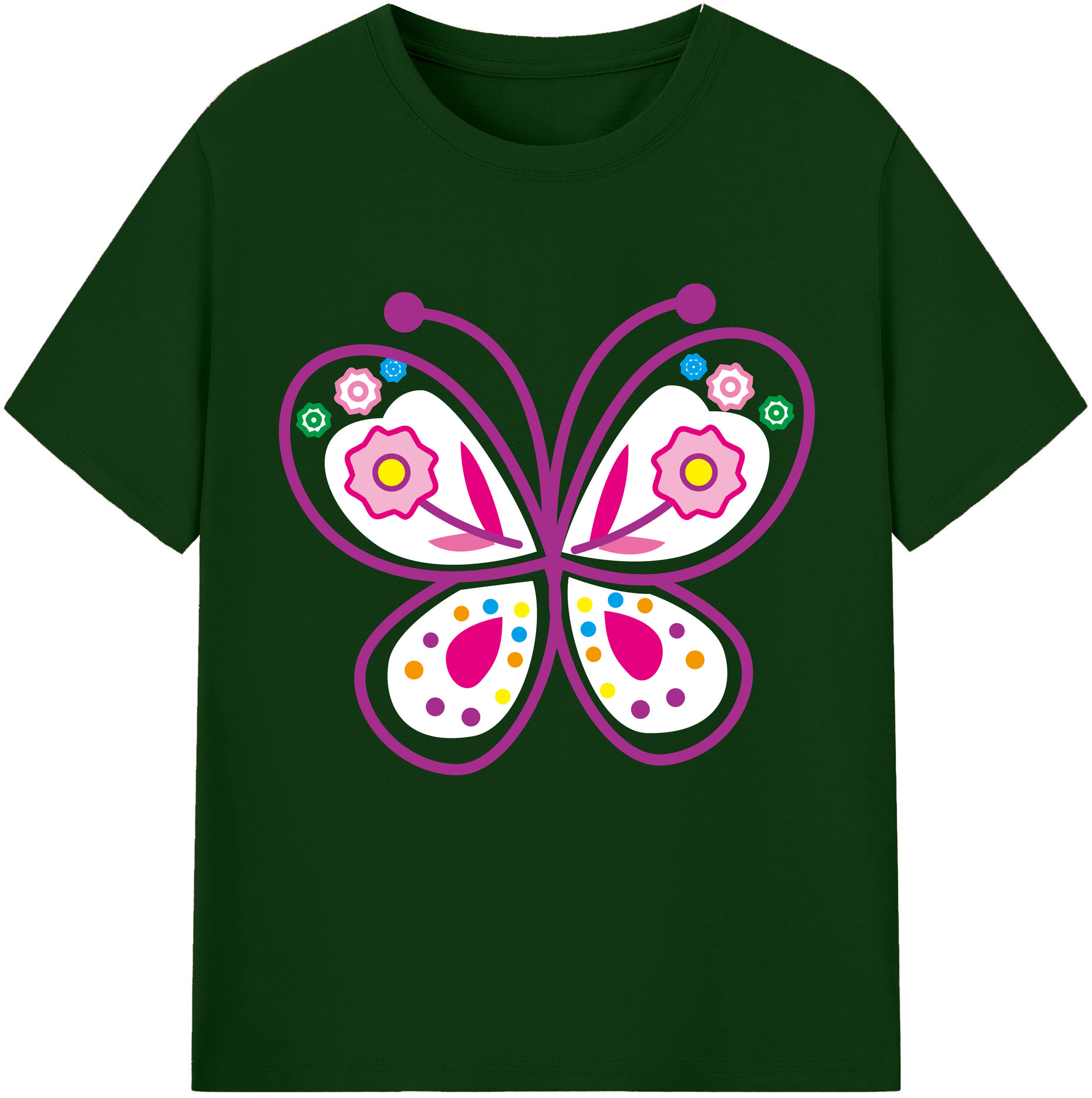 （画像用） Hello Kitty ハローキティ 綿100％半袖Tシャツ（フロントプリント）